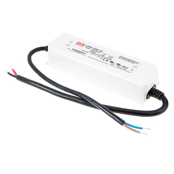 Mean Well Waterproof LED Transformer - 150W, 12V DC
