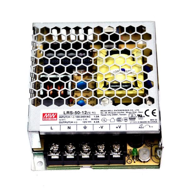 Mean Well LED Transformer - 50W, 12V DC