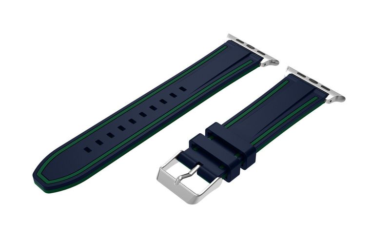 Sports Band for Apple Watch - 38mm (Navy &amp; Green)