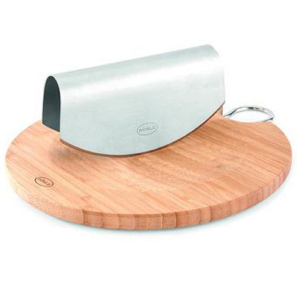 Roesle Mezzalune Chopper &amp; Bamboo Board