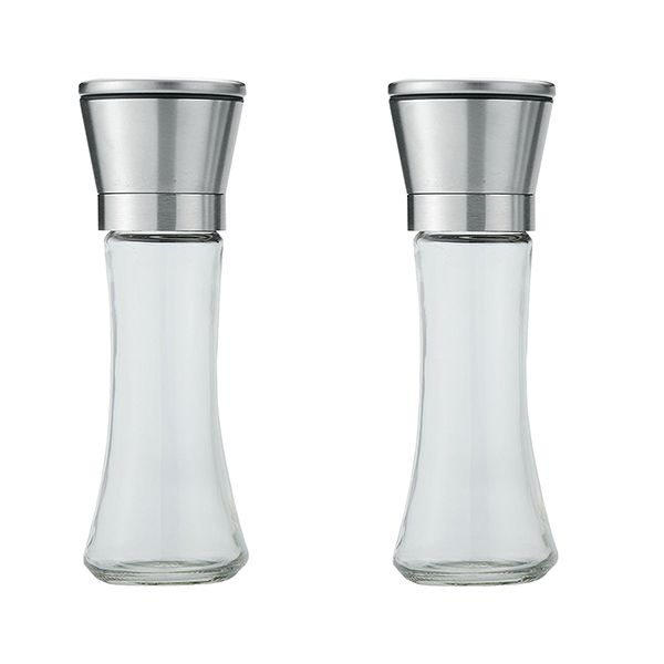 Pepper Grinder Salt Spice Mill Glass Cooking Tools