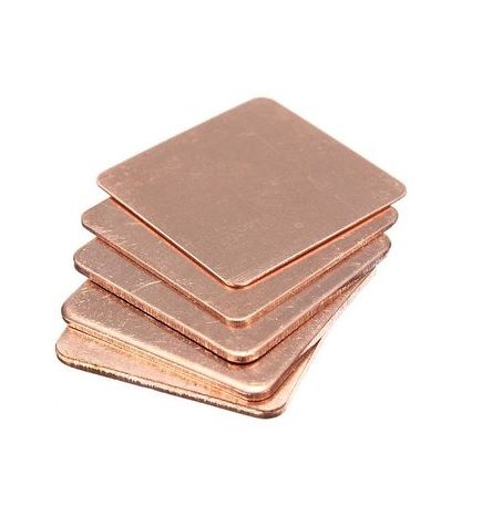5 Piece Copper Shim Heatsink for Cooling - (15x15mm)