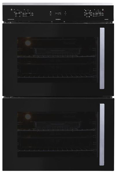 Defy - Gemini Gourmet Multi Function Double Oven - Black