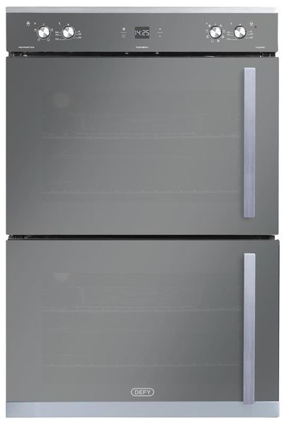 Defy - Gemini Gourmet Multi Function Double Oven - Silver