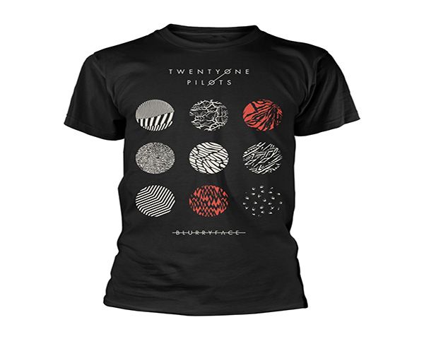 RockTs Twenty One Pilots Pattern Circles T-Shirt