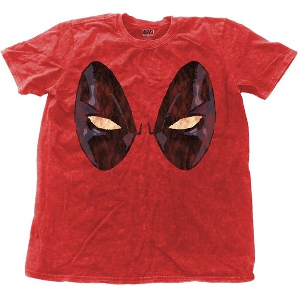 Deadpool: Eyes Wash Red T-Shirt (Parallel Import)