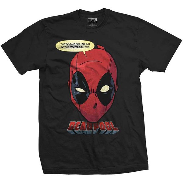 Deadpool: Chump Black T-Shirt (Parallel Import)