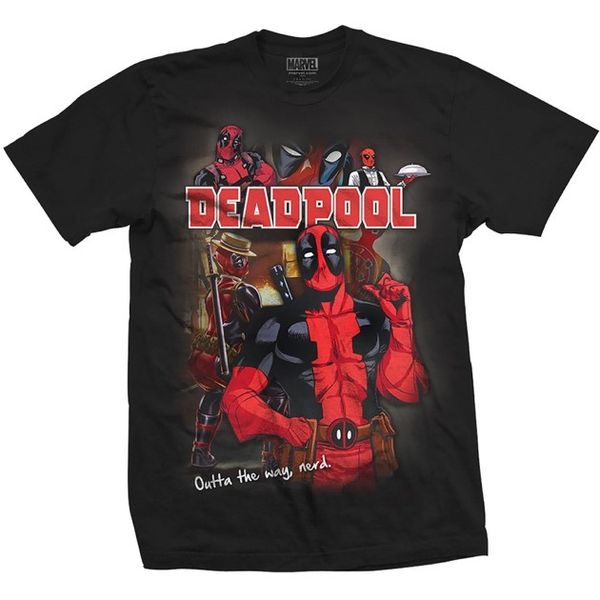 Deadpool: Homage Black T-Shirt (Parallel Import)