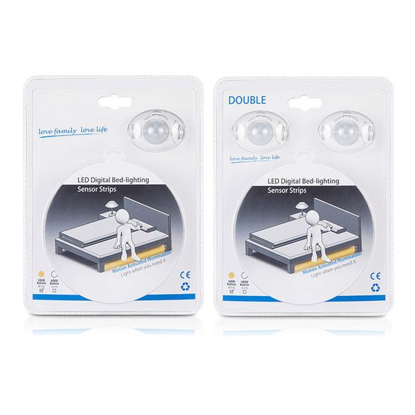 LED Digital Bed Lighting Sensor Strip (Double Bed)