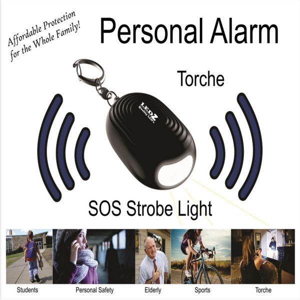 Personal Alarm with LED Light (Pack of 3)