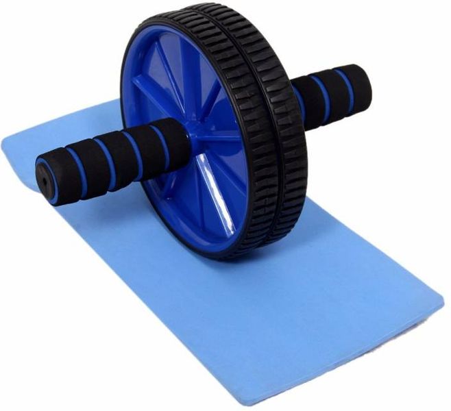 Phunk Exercise Wheel with Plastic Discs &amp; Knee Pad