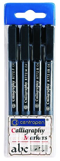 Centropen: Calligraphy Markers (4 Pieces)
