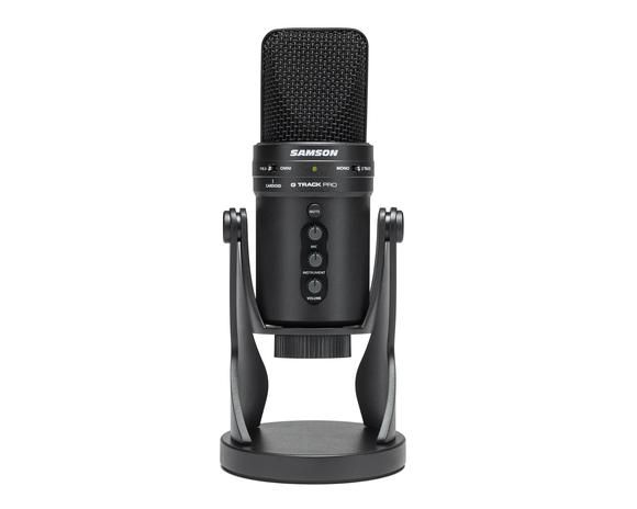 Samson G-Track Pro USB Microphone with Built-In Audio Interface (Black)