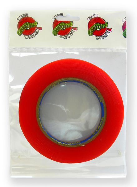 Tape Wormz - Red Double Sided High Tack Tape