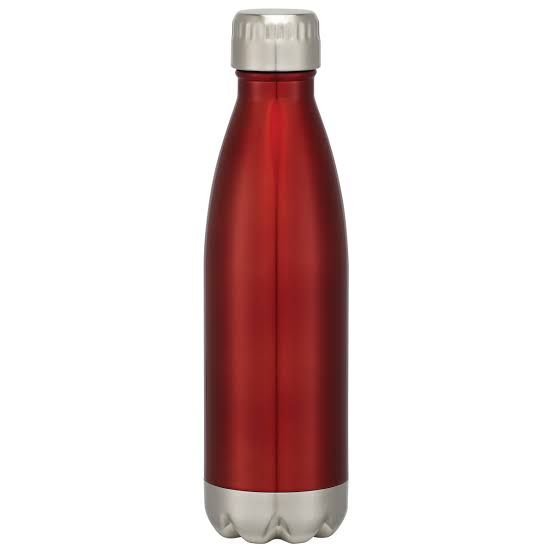 Hot &amp; Cold Water Stainless Steel Vacuum Bottle - Red (0.5L)