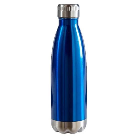 Hot &amp; Cold Water Stainless Steel Vacuum Bottle - Blue (0.5L)