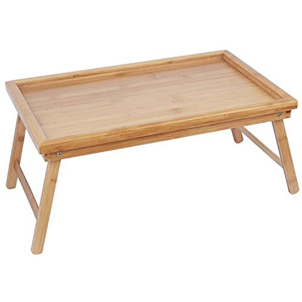 Bamboo Bed/Desk Folding Table &amp; Tray
