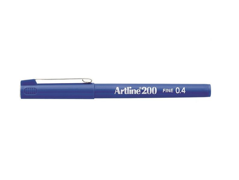 Artline - EK 200 Writing Pen 0.4mm - Blue