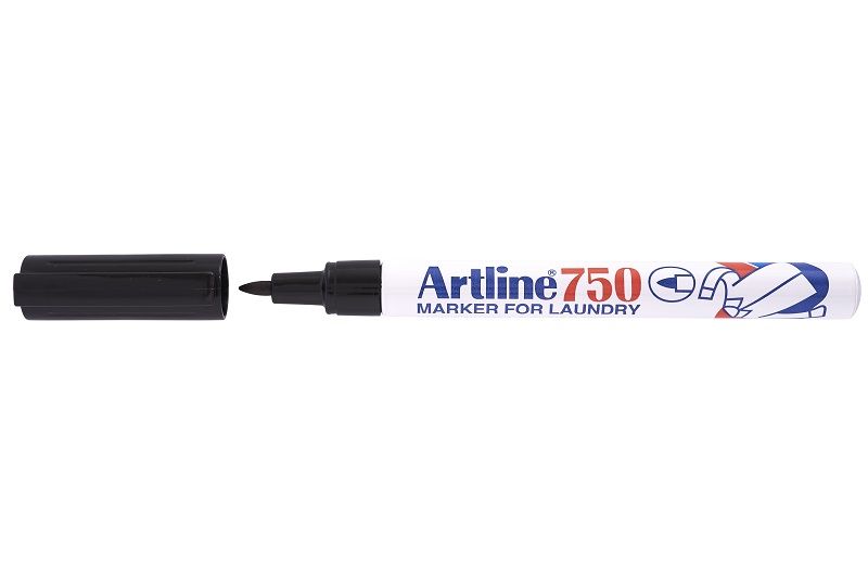 Artline - EK 750 Permanent Laundry Marker 0.7mm - Black