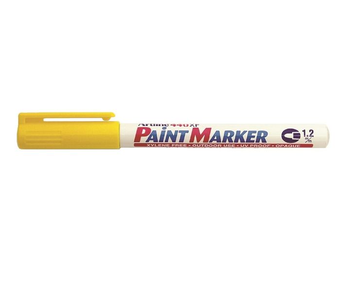 Artline - EK 440 Fine Point Permanent Paint Marker 1.2mm - Yellow