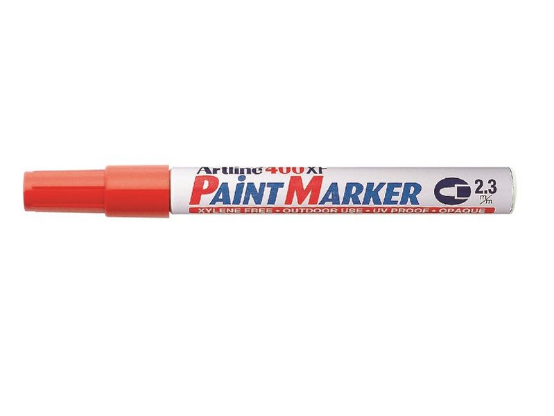 Artline - EK 400 Medium Point Permanent Paint Marker 2.3mm - Red