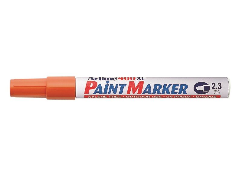 Artline - EK 400 Medium Point Permanent Paint Marker 2.3mm - Orange