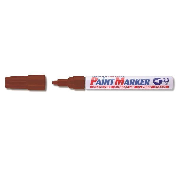 Artline - EK 400 Medium Point Permanent Paint Marker 2.3mm - Brown