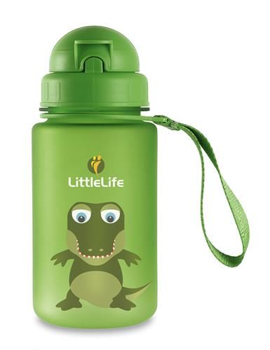 LittleLife Crocodile Animal Bottle - Green