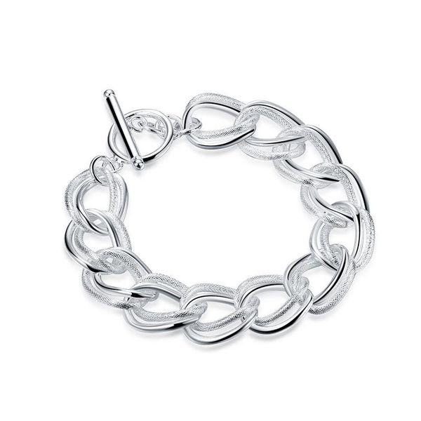 Silver Designer Big Link Bracelet