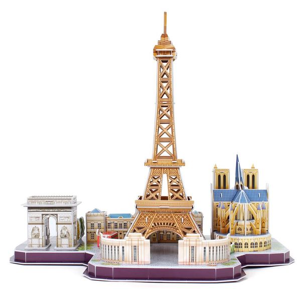 Cubic Fun City Line Paris 114 Piece 3D Puzzle