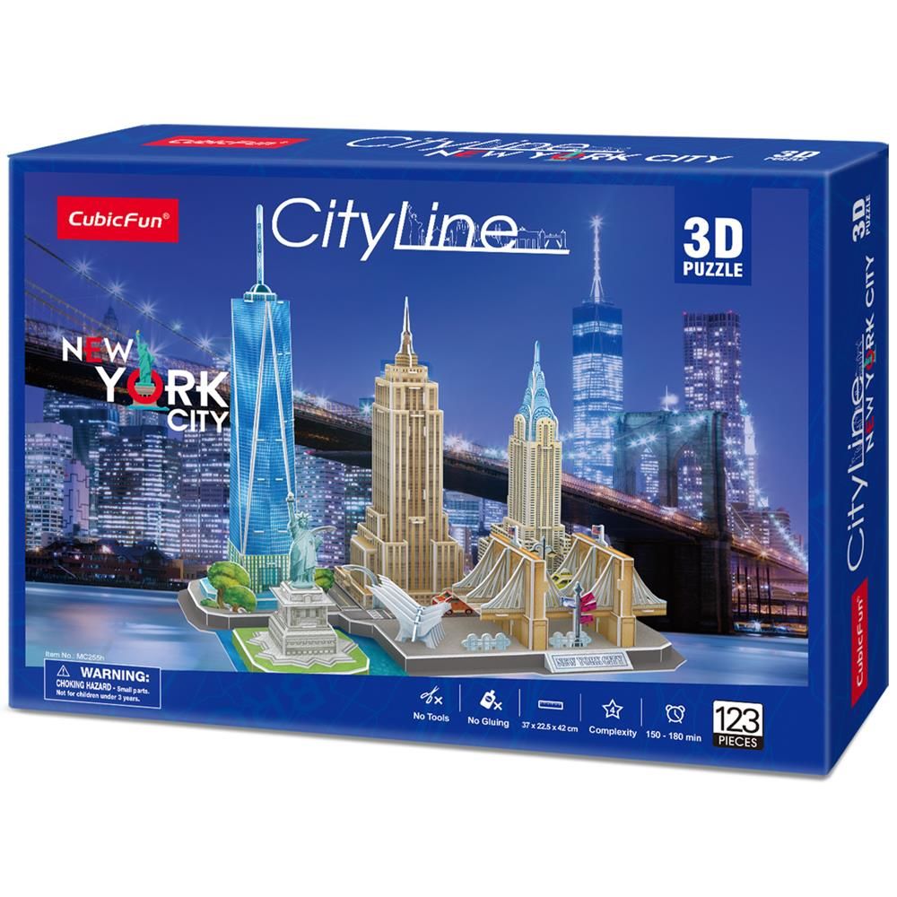 Cubic Fun City Line New York City 123 Piece 3D Puzzle | Shop Today