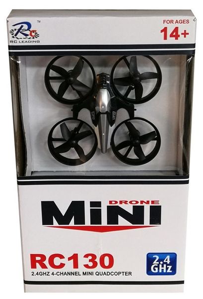 RC Leading R/C RC130 8cm Mini Drone - Black/Silver