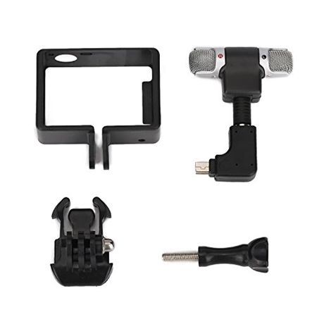 3.5mm Mic Adapter with Standard Frame for GoPro Hero 4/3+/3
