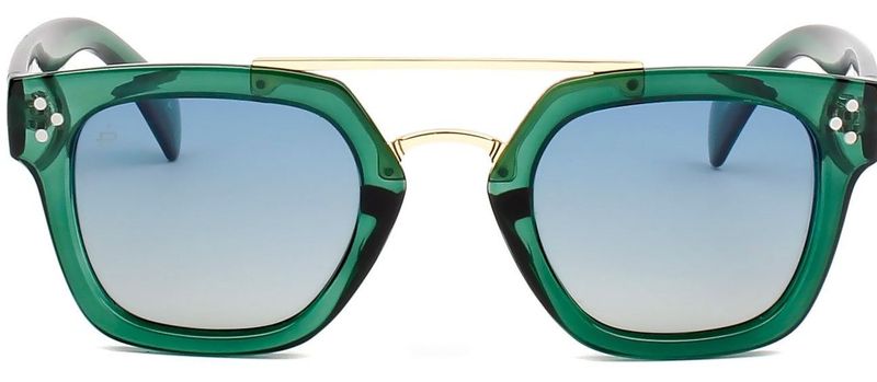 Privé Revaux The Foxx Women's Sunglasses - Green Transparent