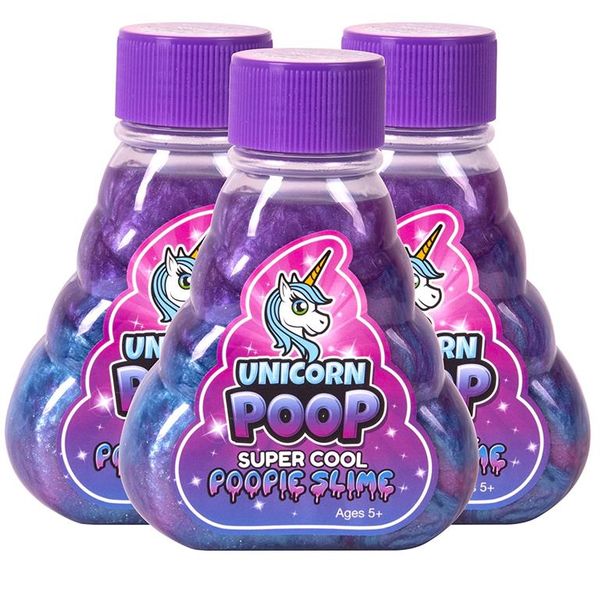Unicorn Poop Slime - 6 Piece