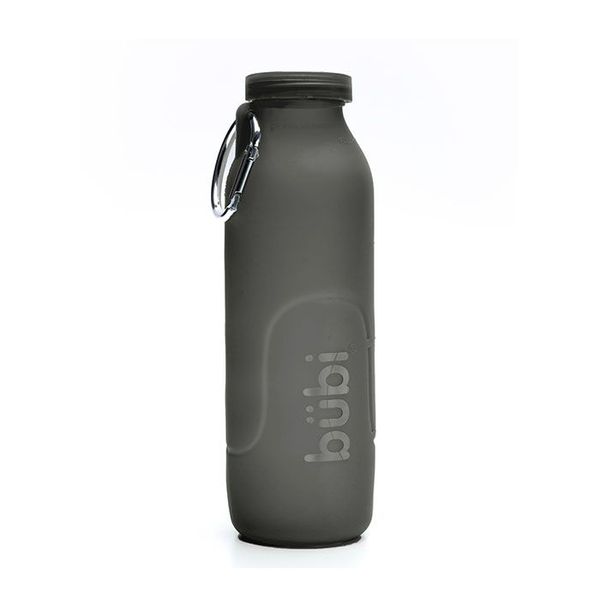 Bubi Bottle Scrungable Silicone Bottle - Smoke (1L)