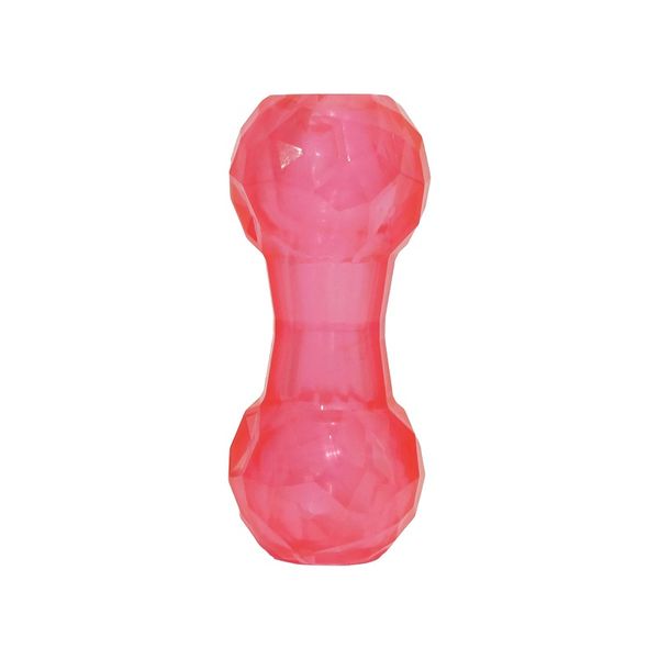 Rosewood - Toy Biosafe Puppy Treat Dumbbell - Pink