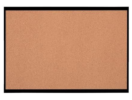 Nobo Cork Board with Black Plastic Frame, 585 x 430mm
