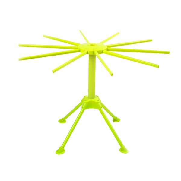 Noodles Dryer Rack with 10 Bar Handles - Green