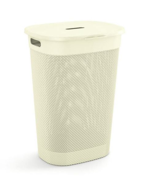 KIS - by Keter - Filo Laundry Hamper - Romantic Ivory