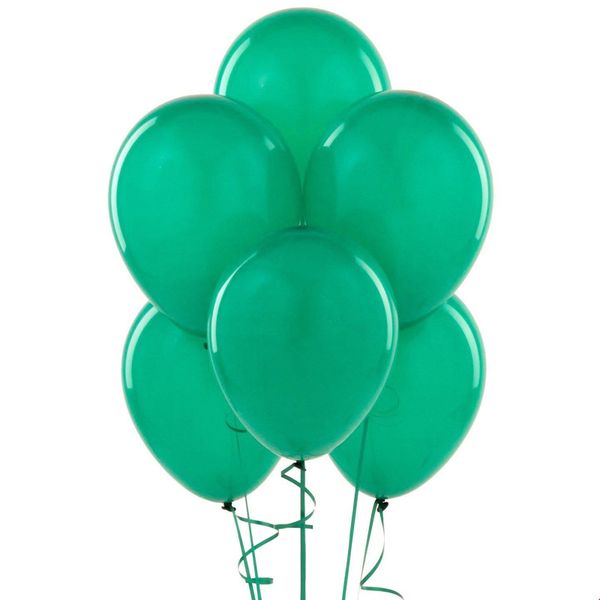 Dark Green Balloons - Pack of 20