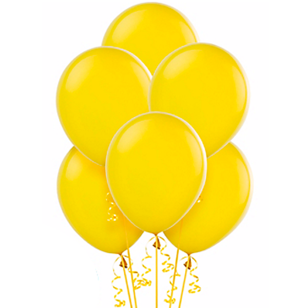 Yellow Balloons - Pack of 20