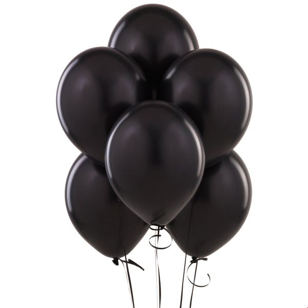 Black Balloons - Pack of 20