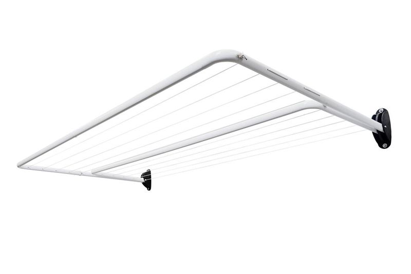 Retractaline - Wall Mounted Folding Frame Wash Line - Double Folding