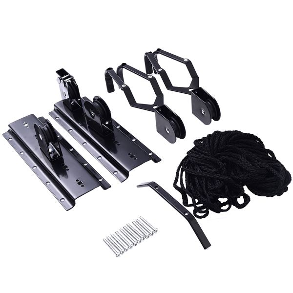 Bike Ceiling Lift Rack with Garage Organization Hoist