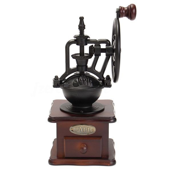 Wooden Vintage Manual Coffee Bean Grinder