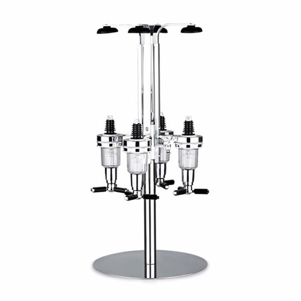 4 Head Rotary Drink Wine Dispenser Holder