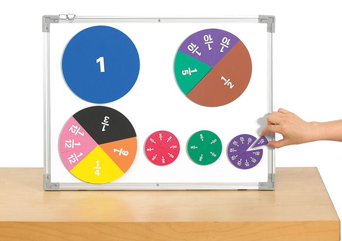 EDX Education Demo Magnetic Fraction Circles Teaching Aid