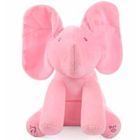 peek a boo elephant pink