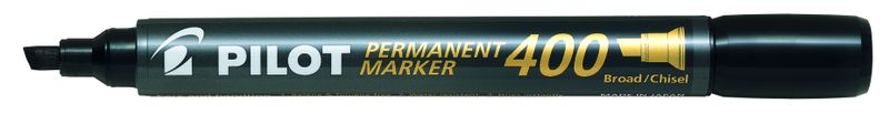 Pilot: Permanent Marker Chisel Tip - Black Ink